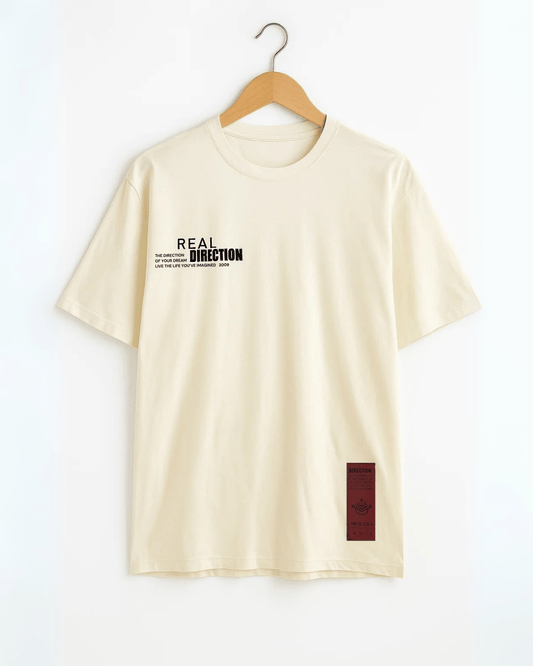 REAL DIRECTION Baggy Graphic T-Shirt - Fits By FOUR
